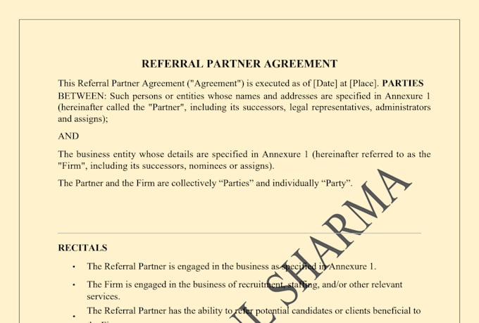draft contracts and agreements customized to your needs